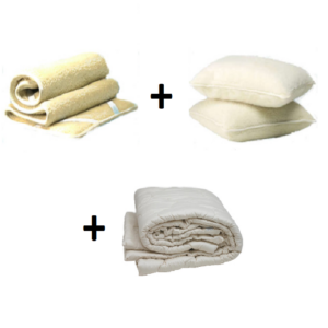 Wolpakket 2 persoons (2x 1p dekbed)